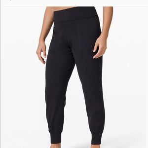 black lulu lemon align joggers